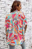 Your Favorite Top - Regular-Multicolor Abstract Geometry Print