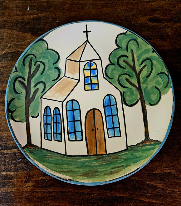 Round Church Plate