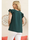 Step By Step - Hunter - Curvy - Ruffle Sleeve