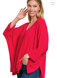 What Dreams Are Made Of - 3/4 V- Neck Sweater
