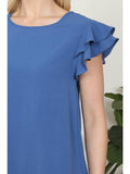 Game Day Perfection - Regular -Layered Ruffle Sleeve Top
