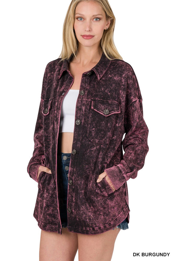 ZENANA -Dark Burgundy- All Eyes On You - Shacket