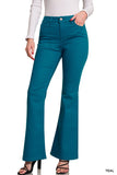 Zenana- High Rise Bootcut Color Denim Jeans