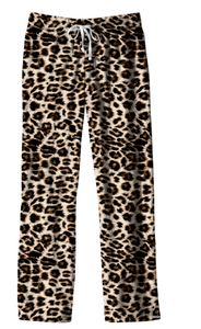 Southern Couture- Solid Leopard Print Natural Brown