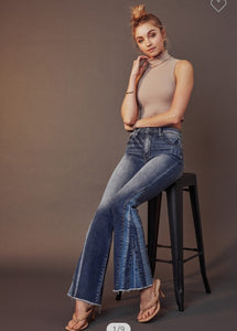 Kancan - Denim contrast flares